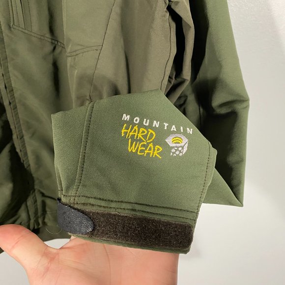 Mountain Hardwear Offwidth Soft Shell Jacket green mens size XL - Picture 3 of 8